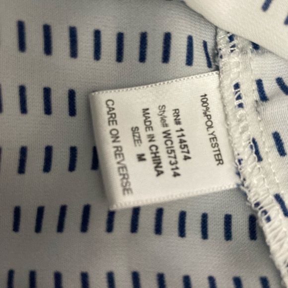 Apologize Pleione Women’s Blouse v neck with zipper in front long sleeve Size M - Picture 11 of 11